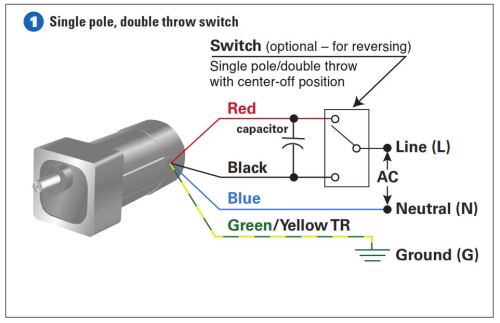 Example 1- How to connect the single pole, double throw switch